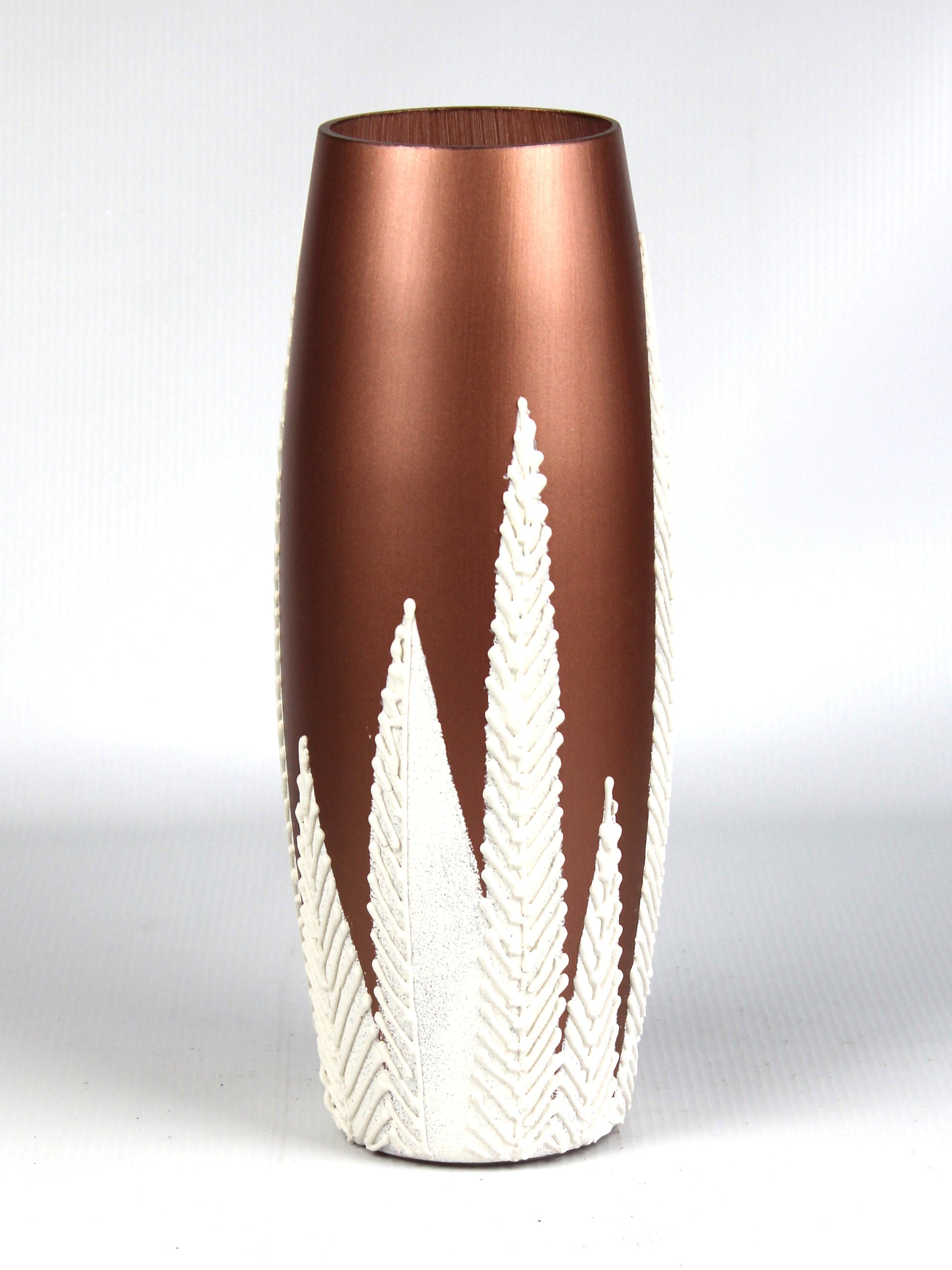 table copper art decorative glass vase 7736/300/sh333-0