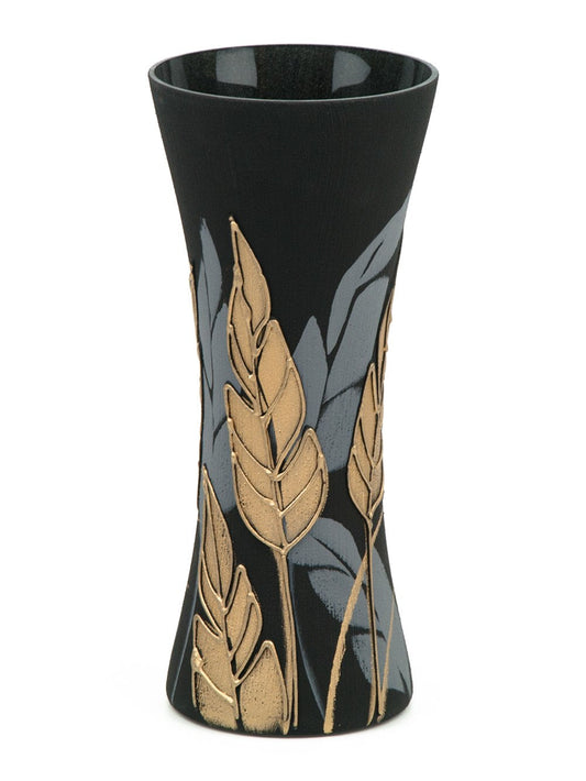 Handpainted Glass Vase for Flowers | Art Glass Vase | Home Room Decor | Table vase 12 in | 7756/300/sh196